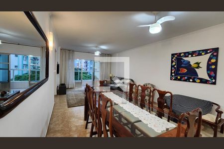 Sala de apartamento para alugar com 3 quartos, 180m² em Gonzaga, Santos