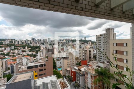 Vista Sala de apartamento à venda com 2 quartos, 145m² em Santo Antônio, Belo Horizonte