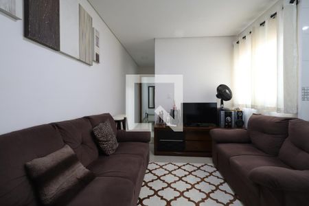 Sala de apartamento à venda com 2 quartos, 77m² em Vila Alto de Santo Andre, Santo André