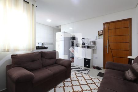 Sala de apartamento à venda com 2 quartos, 77m² em Vila Alto de Santo Andre, Santo André