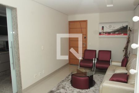 Sala de apartamento para alugar com 3 quartos, 102m² em Castelo, Belo Horizonte