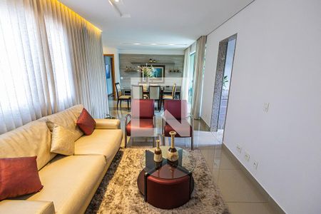 Sala de apartamento para alugar com 3 quartos, 102m² em Castelo, Belo Horizonte