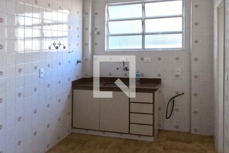 Cozinha de apartamento para alugar com 1 quarto, 80m² em Gonzaga, Santos