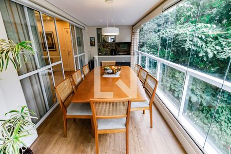 Varanda da Sala de apartamento à venda com 3 quartos, 141m² em Vila Suzana, São Paulo