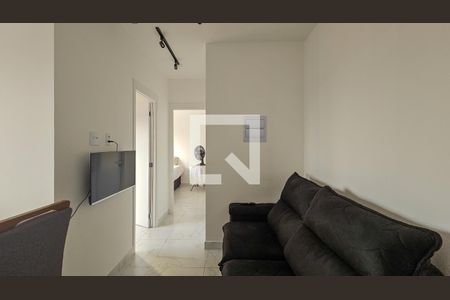 Sala de apartamento à venda com 2 quartos, 38m² em Veleiros, São Paulo