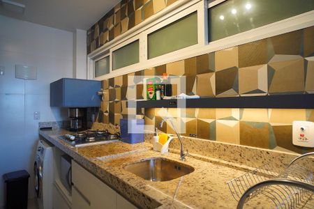 Cozinha de kitnet/studio para alugar com 1 quarto, 52m² em Centro, Florianópolis