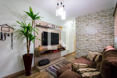 Sala de apartamento à venda com 2 quartos, 110m² em Vila Alzira, Santo André