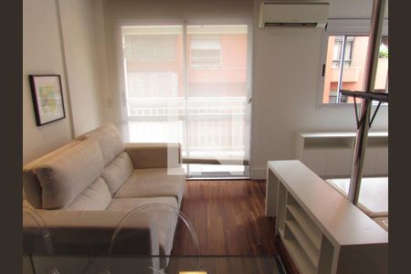 Sala de apartamento à venda com 1 quarto, 40m² em Jardim Ampliação, São Paulo