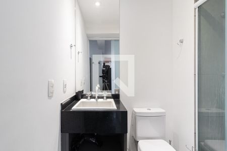 Banheiro de kitnet/studio à venda com 1 quarto, 30m² em Vila Olímpia, São Paulo
