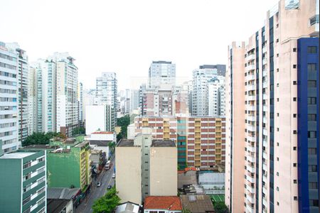 Vista da Varanda da Sala de apartamento à venda com 1 quarto, 38m² em Consolação, São Paulo