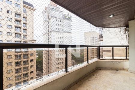 Varanda de apartamento para alugar com 3 quartos, 221m² em Jardim Europa, São Paulo