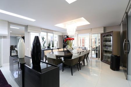 Sala de Jantar de apartamento à venda com 5 quartos, 366m² em Alto da Lapa, São Paulo