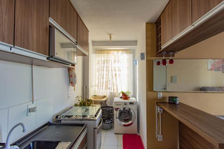 Cozinha e Área de Serviço de apartamento para alugar com 2 quartos, 42m² em Bairro Fátima, Canoas