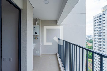 Varanda da Sala de apartamento para alugar com 2 quartos, 55m² em Vila Anastácio, São Paulo