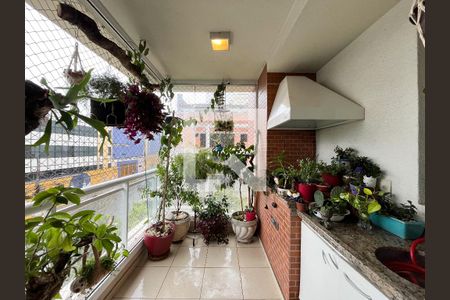 Varanda da Sala de apartamento para alugar com 3 quartos, 109m² em Vila Clementino, São Paulo