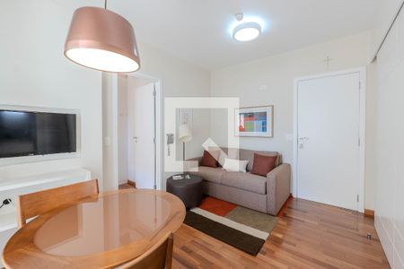 Sala/Cozinha de apartamento para alugar com 1 quarto, 37m² em Bela Vista, São Paulo