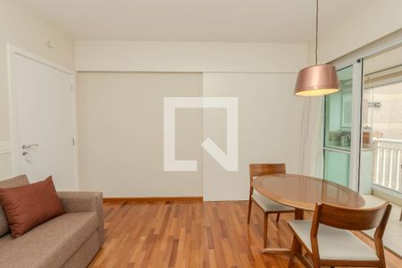 Sala/Cozinha de apartamento para alugar com 1 quarto, 37m² em Bela Vista, São Paulo