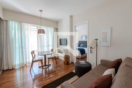 Sala/Cozinha de apartamento para alugar com 1 quarto, 37m² em Bela Vista, São Paulo