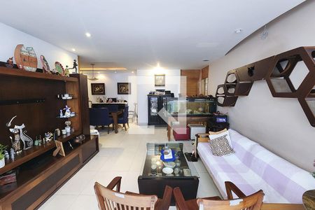 Sala de apartamento à venda com 4 quartos, 140m² em Humaitá, Rio de Janeiro