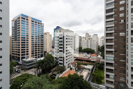 Vista da Sala 1 de apartamento para alugar com 3 quartos, 245m² em Indianópolis, São Paulo