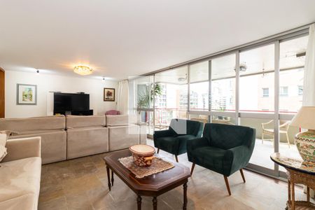 Sala 2 de apartamento para alugar com 3 quartos, 245m² em Indianópolis, São Paulo