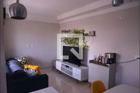 Sala de apartamento à venda com 2 quartos, 54m² em Vila Eldizia, Santo André