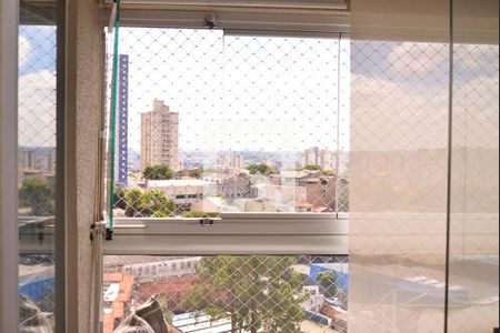 Vista Sala de apartamento à venda com 2 quartos, 54m² em Vila Eldizia, Santo André