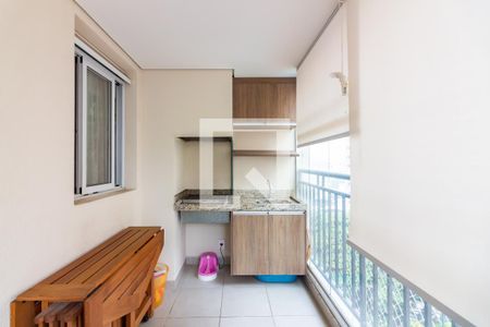Varanda gourmet de apartamento à venda com 2 quartos, 62m² em Centro, Osasco