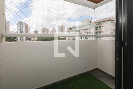Varanda da Sala de apartamento para alugar com 2 quartos, 60m² em Santo Amaro, São Paulo