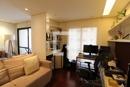 Sala de apartamento à venda com 1 quarto, 68m² em Indianópolis, São Paulo