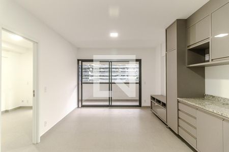 Sala e Cozinha de apartamento à venda com 1 quarto, 41m² em Santa Ifigênia, São Paulo