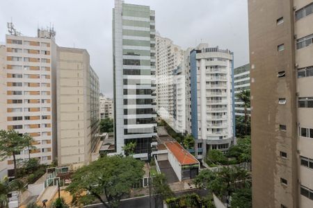 Vista da Sala de apartamento à venda com 1 quarto, 46m² em Consolação, São Paulo