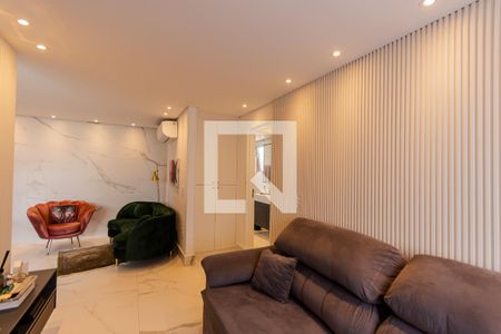 Sala de apartamento à venda com 1 quarto, 78m² em Campestre, Santo André