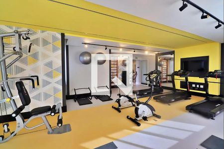 Apartamento à venda com 78m², 1 quarto e 2 vagas Apartamento à venda com 78m², 1 quarto e 2 vagasÁrea comum - Academia