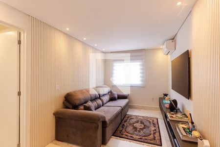 Sala de apartamento à venda com 1 quarto, 78m² em Campestre, Santo André