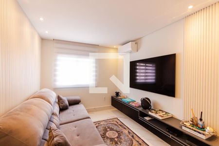 Sala de apartamento à venda com 1 quarto, 78m² em Campestre, Santo André
