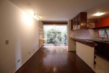 Sala de apartamento para alugar com 1 quarto, 60m² em Pinheiros, São Paulo