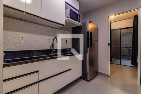 Sala/Cozinha de kitnet/studio para alugar com 1 quarto, 25m² em Jardim Oriental, São Paulo