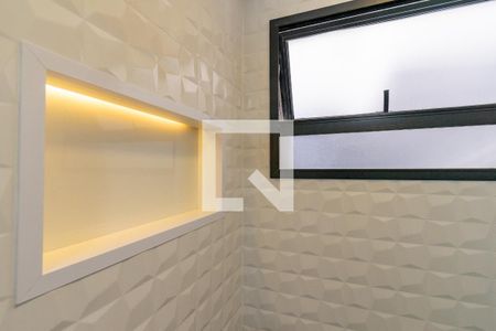 Banheiro de kitnet/studio para alugar com 1 quarto, 25m² em Jardim Oriental, São Paulo