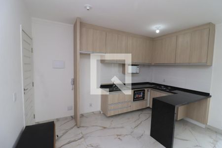 Sala/Cozinha de apartamento à venda com 1 quarto, 42m² em Vila Azevedo, São Paulo