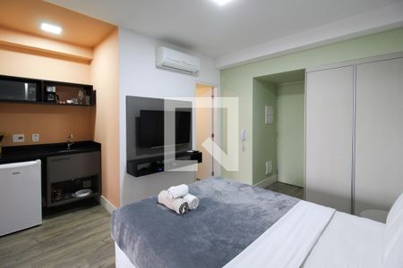 Suíte  de apartamento para alugar com 1 quarto, 38m² em Vila Olímpia, São Paulo