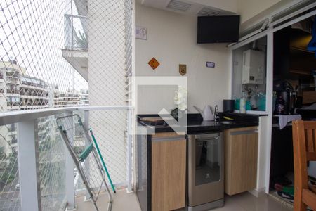 Varanda Sala de apartamento à venda com 2 quartos, 72m² em Recreio dos Bandeirantes, Rio de Janeiro