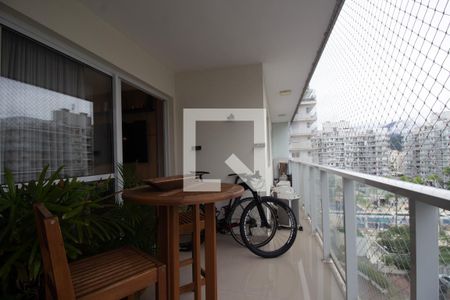 Varanda Sala de apartamento à venda com 2 quartos, 72m² em Recreio dos Bandeirantes, Rio de Janeiro