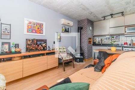 Sala de apartamento para alugar com 1 quarto, 64m² em Menino Deus, Porto Alegre