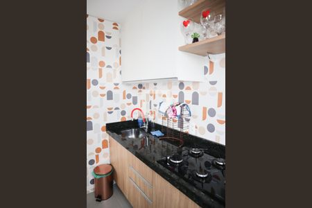 Apartamento para alugar com 37m², 2 quartos e 1 vagaCozinha e Área de Serviço