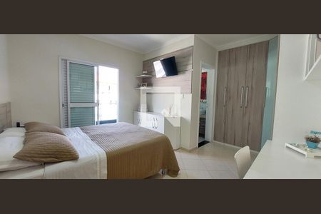 Quarto 1 suíte de casa para alugar com 3 quartos, 222m² em Parque das Nações, Santo André
