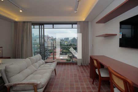 Sala/Quarto de kitnet/studio para alugar com 1 quarto, 29m² em Pinheiros, São Paulo