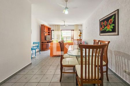 Sala de apartamento para alugar com 3 quartos, 127m² em Balneario Guarujá, Guarujá