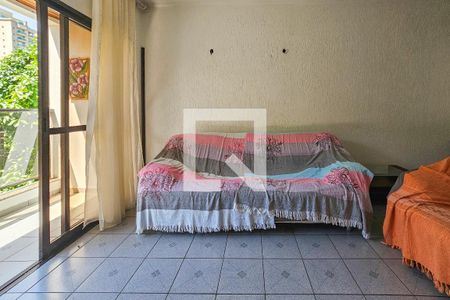 Sala de apartamento para alugar com 3 quartos, 127m² em Balneario Guarujá, Guarujá