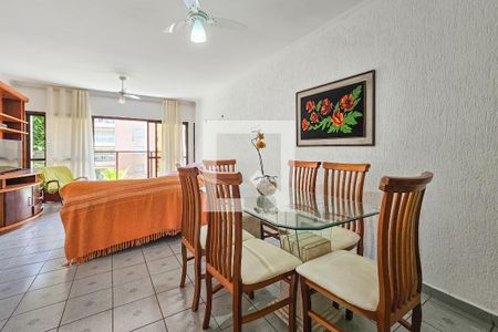 Sala de apartamento para alugar com 3 quartos, 127m² em Balneario Guarujá, Guarujá